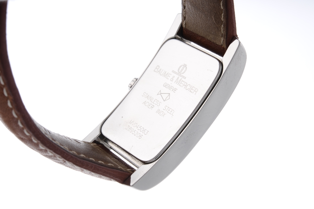BAUME & MERCIER - a gentleman's Hampton wrist watch. Stainless steel case. Reference MV045063, - Image 2 of 4