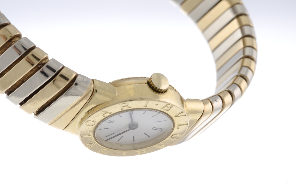 BULGARI - a lady's Tubogas bracelet watch. 18ct yellow gold case. Reference 4724, serial A5007. - Image 3 of 4