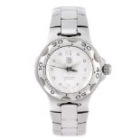 TAG HEUER - a lady's Kirium bracelet watch. Stainless steel case with calibrated bezel. Reference