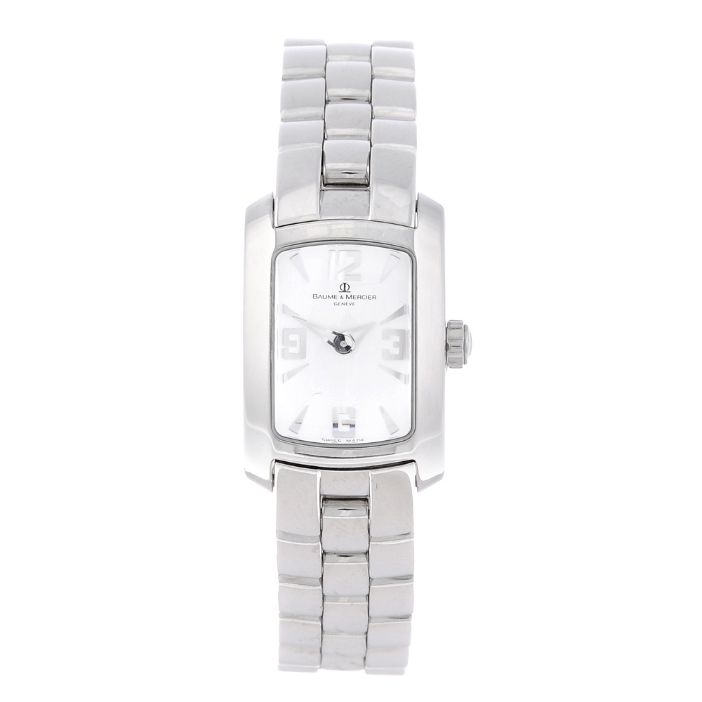 BAUME & MERCIER - a lady's Hampton bracelet watch. Stainless steel case. Reference 65340, serial