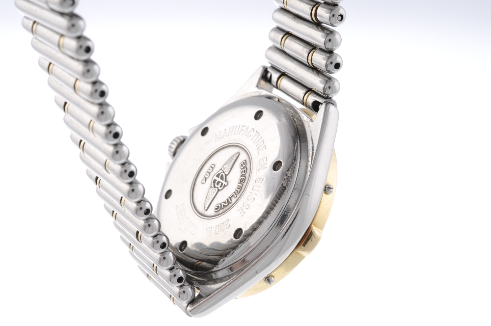 BREITLING - a lady's J Class Lady bracelet watch. Stainless steel case with yellow metal - Image 2 of 4