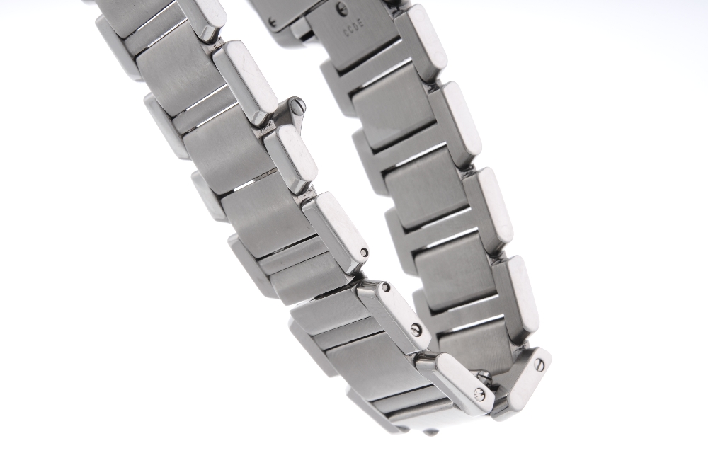 CARTIER - a Tank Francaise Chronoflex bracelet watch. Stainless steel case. Reference 2303, serial - Image 4 of 4