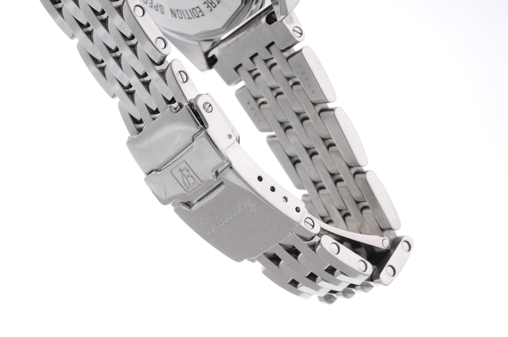 BREITLING - a gentleman's Chrono-Matic chronograph bracelet watch. Stainless steel case with slide - Image 4 of 4