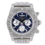 BREITLING - a gentleman's Chronomat 01 chronograph bracelet watch. Stainless steel case with