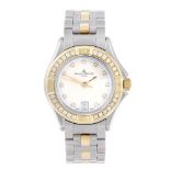 BAUME & MERCIER - a lady's Malibu bracelet watch. Stainless steel case with factory diamond set