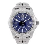 TAG HEUER - a mid-size Link bracelet watch. Stainless steel case with calibrated bezel. Reference