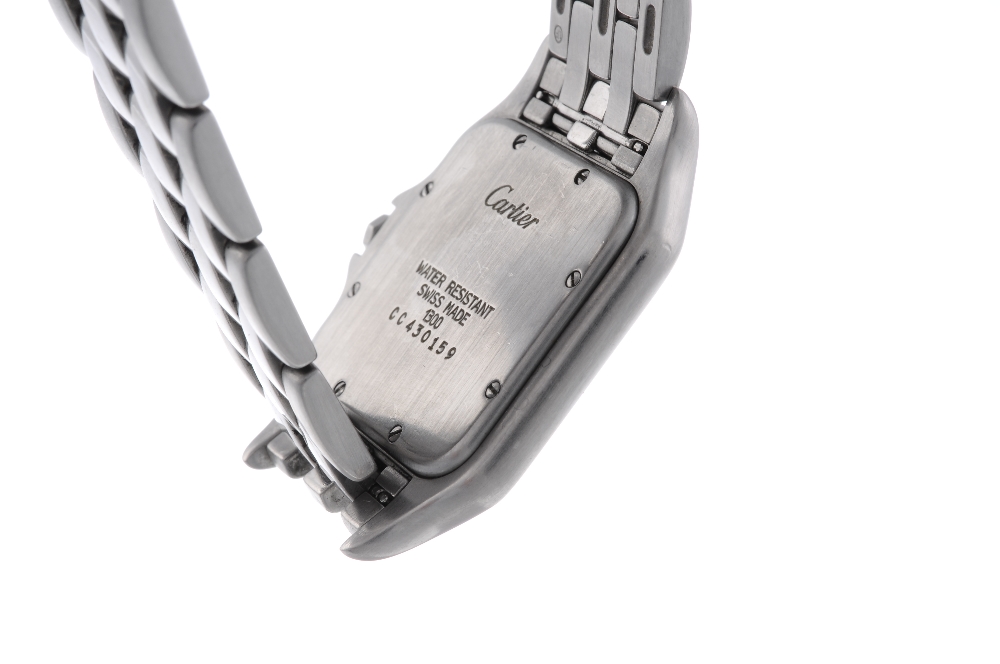 CARTIER - a Panthere bracelet watch. Stainless steel case. Reference 1300, serial CC430159. Signed - Image 2 of 4