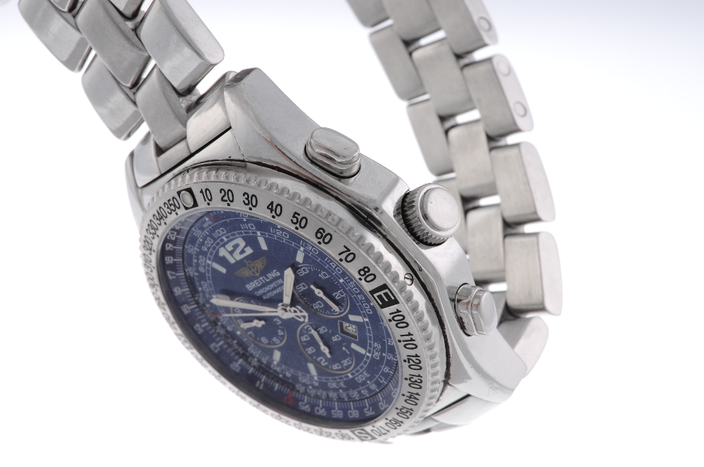 BREITLING - a gentleman's Professional B-2 chronograph bracelet watch. Stainless steel case with - Image 3 of 4