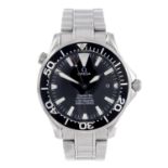 (550765-1-A) OMEGA - a gentleman's Seamaster Professional 300m bracelet watch. Stainless steel