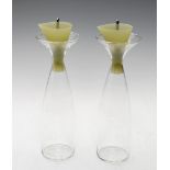 Georg Jensen, Alfredo, Oil & Vinegar set, glass, silicone, designed by Alfredo Häberli. Measuring