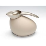 Georg Jensen, Quack, Insulated Jug, beige, designed by Maria Berntsen. Contains 0.9L. In original