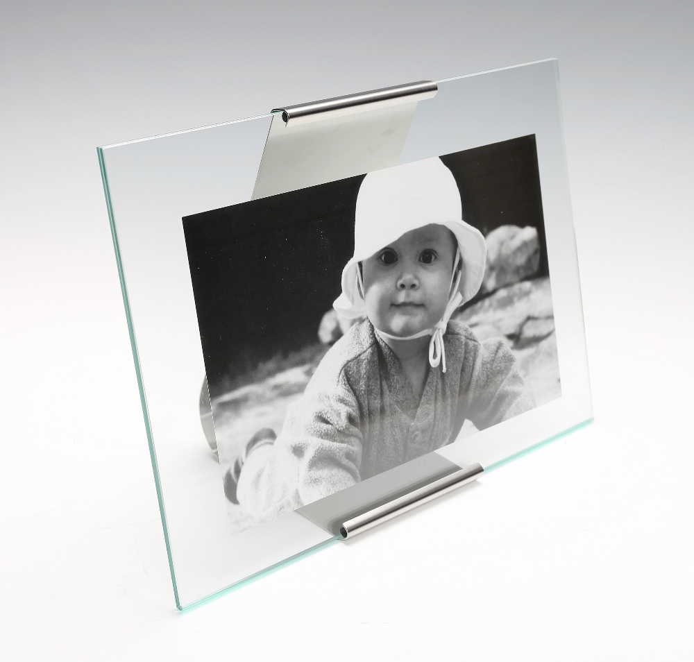 Georg Jensen Living, Reflection, Picture Frame, stainless steel and glass, designed by Jørgen