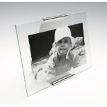 Georg Jensen Living, Reflection, Picture Frame, stainless steel and glass, designed by Jørgen