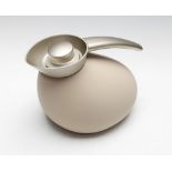 Georg Jensen, Quack, Insulated Jug, beige, designed by Maria Berntsen. Contains 0.9L. In original