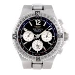 BREITLING - a gentleman's Hercules chronograph bracelet watch. Stainless steel case with