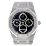 AUDEMARS PIGUET - a gentleman's Royal Oak Quantieme Perpetuel bracelet watch. Stainless steel case