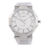 BAUME & MERCIER - a gentleman's Riviera bracelet watch. Stainless steel case. Reference 4112, serial