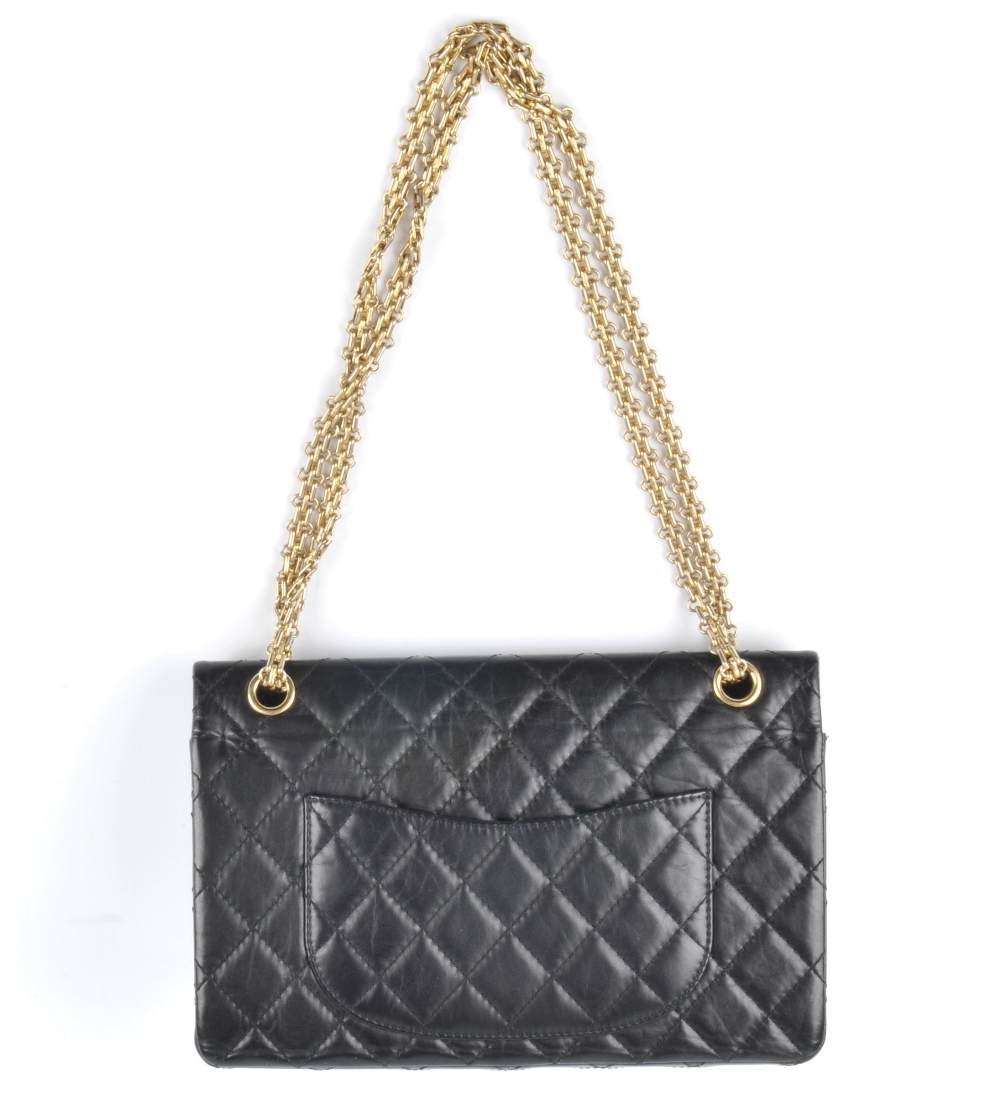 CHANEL - a Reissue Quilted Classic Flap handbag. Designed with a black crinkled calfskin leather - Image 5 of 11