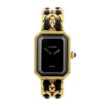 CHANEL - a lady's Premiere bracelet watch. Designed with a gold plated case, numbered X.G.18618,