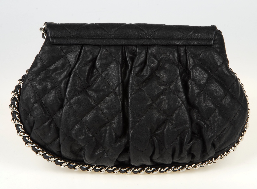 CHANEL - a Chain Around Flap handbag. Crafted from black quilted leather, featuring soft pleats to - Image 7 of 15