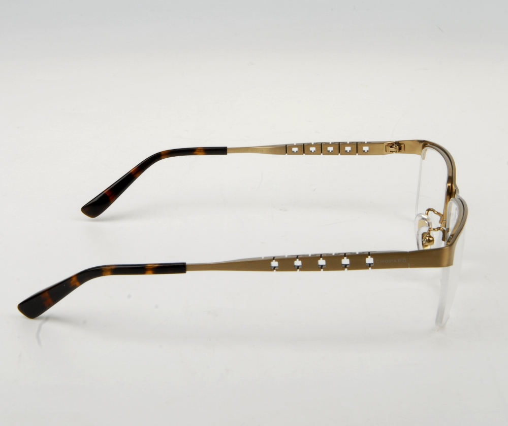 CHOPARD - a pair of semi-rimless glasses. Featuring semi-rimless demo print lenses, with brushed - Bild 6 aus 7