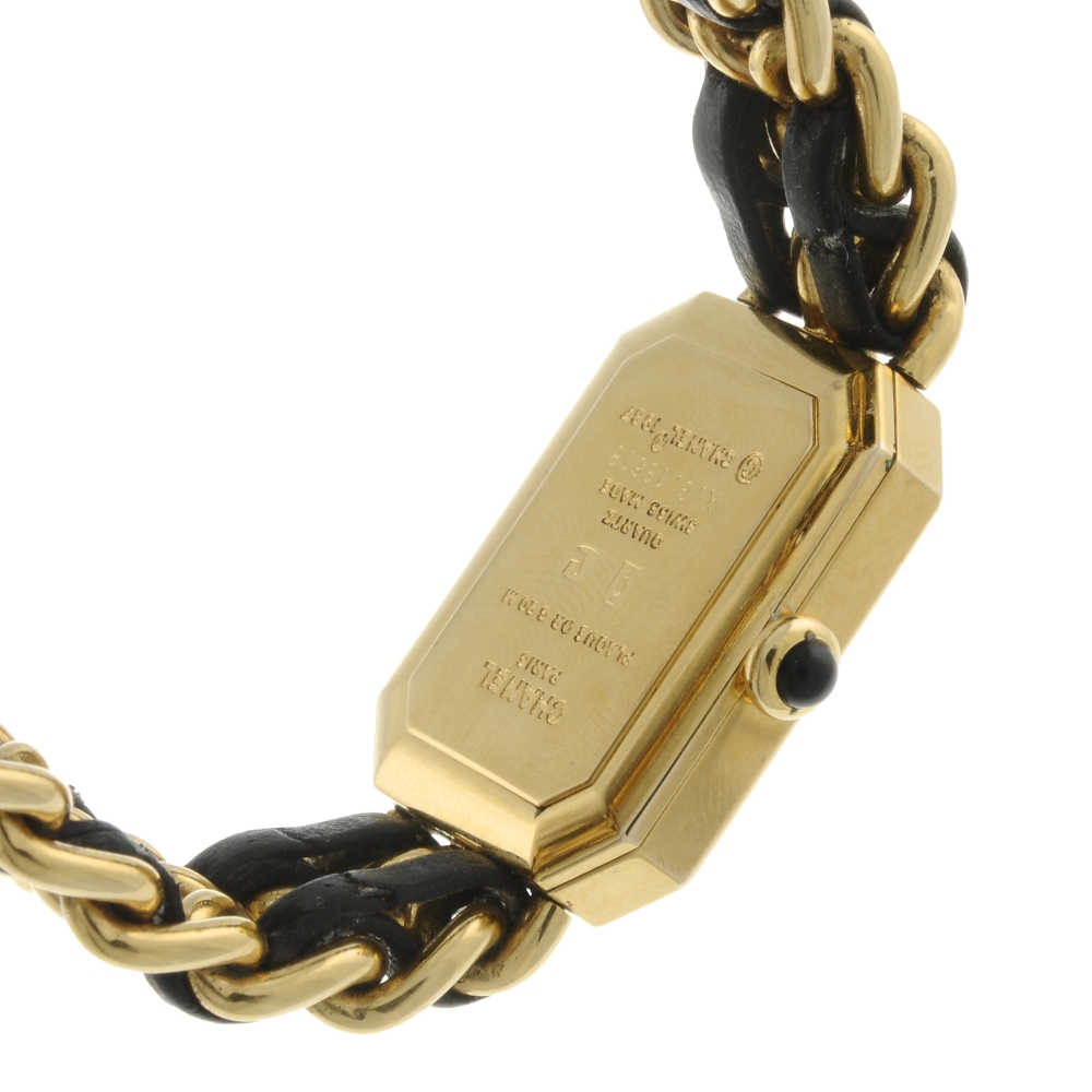 CHANEL - a lady's Premiere bracelet watch. Designed with a gold plated case, numbered X.G.18618, - Image 2 of 7