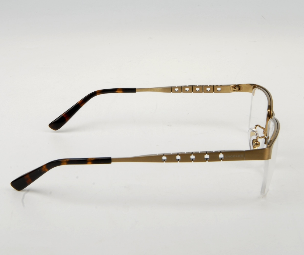 CHOPARD - a pair of semi-rimless glasses. Featuring semi-rimless demo print lenses, with brushed - Bild 7 aus 7