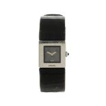 CHANEL - a lady's Matelassé wrist watch. Designed with a stainless steel case, numbered F.E.68579,