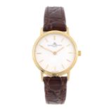 BAUME & MERCIER - a lady's Classima wrist watch. 18ct yellow gold case. Reference MV145089, serial
