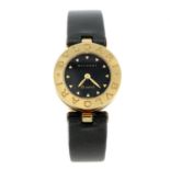 BULGARI - a lady's B.zero1 wrist watch. Yellow metal case, stamped 750. Reference BZ22G, serial