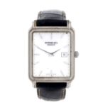 RAYMOND WEIL - a gentleman's Tango wrist watch. Nickel plated case with stainless steel case back.