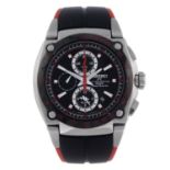 SEIKO - a gentleman's Sportura chronograph wrist watch. Stainless steel case with tachymeter