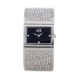 ARMANI EXCHANGE - a lady's bracelet watch. Stainless steel case. Reference AX4050, serial 111109.