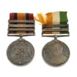 A South Africa pair, Queen's South Africa medal, three bars, Cape Colony, Orange Free State,