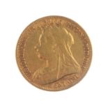 Victoria, Half-Sovereign 1897. Fine. Fine.