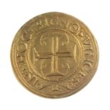 Portugal, John III (1521-1557), gold 10-Cruzados, a modern copy, 19.43ct, wt 19.1g. About as made.