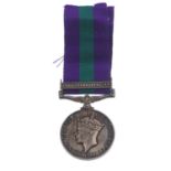 General Service Medal 1918-62, George VI, Palestine 1945-48 clasp named to '14157754 L. Cpl. H.M. Mc