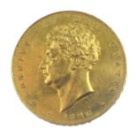 George IV, gold Two-Pounds 1826 (S 3799). Good very fine. Good very fine.