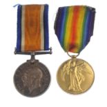 Great War medal pair, named to ' 464270 Pte. J. C. Marr. Labour. Corps.', together with a WWII