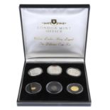 Nelson, Coin Set from The London Mint Office, comprising proof 24ct gold British Virgin Islands 20-