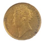 George IV, gold Two-Pounds 1823 (S 3798). Good very fine, rim bruises and some minor marks to