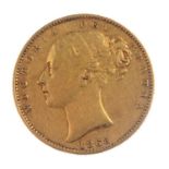 Victoria, Sovereign 1868, rev. shield, die no.13 (S 3853). Very fine or nearly so. Very fine or