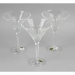 A group of assorted glassware, to include a Waterford cut glass ice bucket, sixteen Waterford