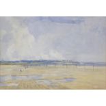 ARR John Arthur Dees, (1875-1959), Two watercolours: 'Pilgrim's Way, Holy Island', 9.5 x 13.5, (24cm