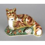 A Royal Crown Derby porcelain paperweight, modelled as the Devonian Fox Cub, a signature edition