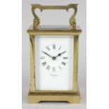 An early 20th century brass cased carriage clock, retailed by Rattray & Co Dundee, having a 2.25