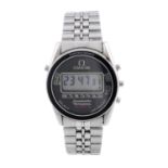 OMEGA - a gentleman's Speedmaster bracelet watch. Stainless steel case. Reference 186 0004. Signed
