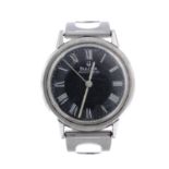BULOVA - a gentleman's Accutron bracelet watch. Reference 1-298856. Signed quartz movement. Black