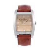 BAUME & MERCIER - a lady's Hampton Tonneau wrist watch. Stainless steel case. Reference MV0451 47,