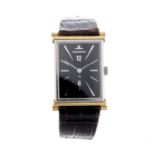 JAEGER-LECOULTRE - a wrist watch. Bi-metal case. Numbered 1600065, 1565040. Signed quartz calibre